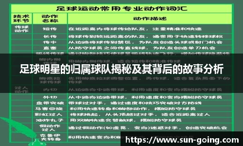 足球明星的归属球队揭秘及其背后的故事分析